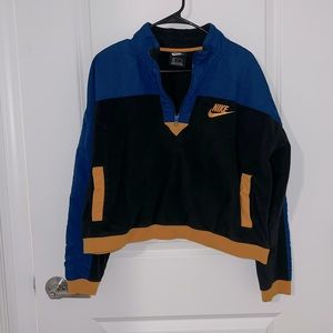 Nike Pullover Fleece Colorblock Jacket